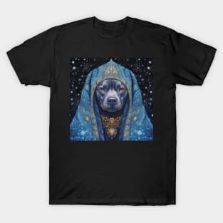 Blue Nose Staffy Painting T-Shirt
